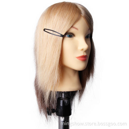 training head manikin cosmetology doll mannequin with hair